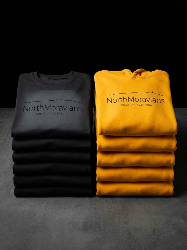 NorthMoravians — firemní textil s potiskem